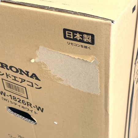  CORONA コロナ ウインドエアコン ReLaLa CW-1826R-W シティホワイト 2026年製