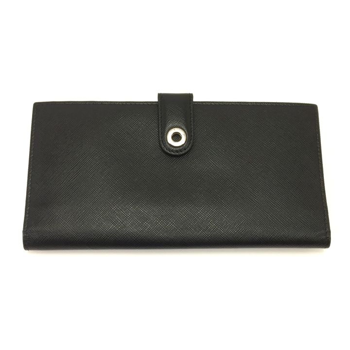 BALLY バリ 長財布 BALLY レザー ブラック - 中古バッグ・財布小物