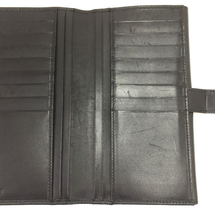 BALLY バリ 長財布 BALLY レザー ブラック - 中古バッグ・財布小物