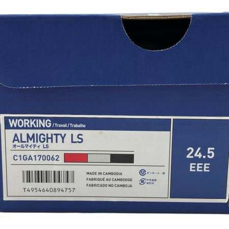  MIZUNO ミズノ 安全靴 24.5cm レッド C1GA170062