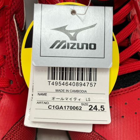  MIZUNO ミズノ 安全靴 24.5cm レッド C1GA170062