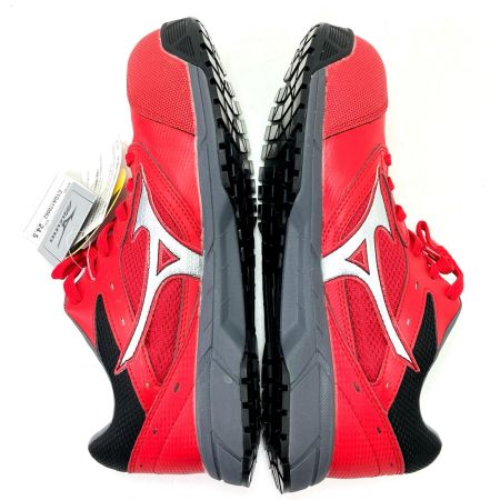  MIZUNO ミズノ 安全靴 24.5cm レッド C1GA170062