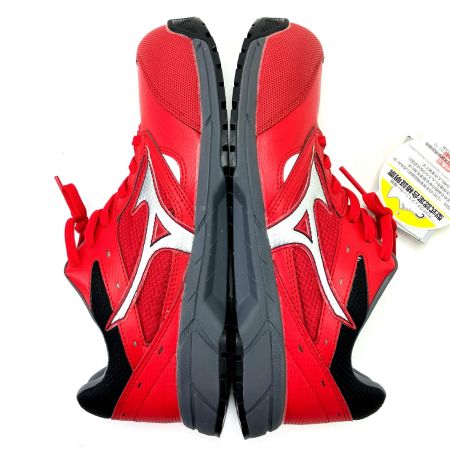  MIZUNO ミズノ 安全靴 24.5cm レッド C1GA170062
