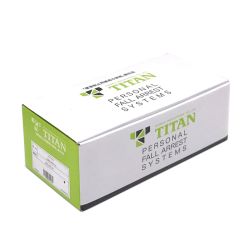 $$ TITAN タイタン  SLN505＋RICORO-N補助ロープ ロック装置付巻取器式胴ベルト SLN505-RW-BL-M ブラック Sランク