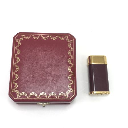  Cartier カルティエ ガスライター ゴドロンオーバル型 箱有