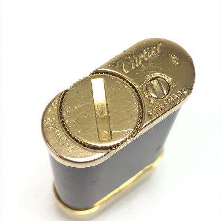  Cartier カルティエ ガスライター ゴドロンオーバル型 箱有