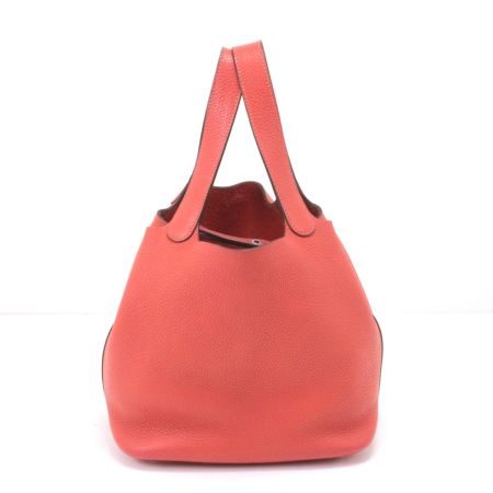  HERMES エルメス ハンドバッグ ピコタン ピコタンPM カデナ レッド