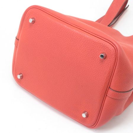  HERMES エルメス ハンドバッグ ピコタン ピコタンPM カデナ レッド