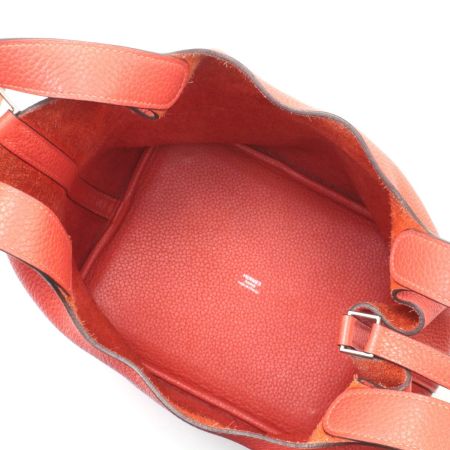  HERMES エルメス ハンドバッグ ピコタン ピコタンPM カデナ レッド