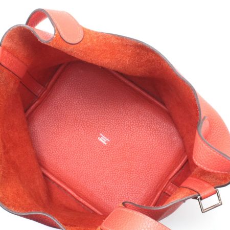  HERMES エルメス ハンドバッグ ピコタン ピコタンPM カデナ レッド