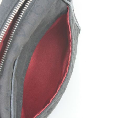  BVLGARI ブルガリ ショルダーバッグ ロゴマニア ブラック