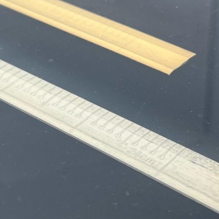   シンワ測定 98760 金銀曲尺額セット金墨壺付