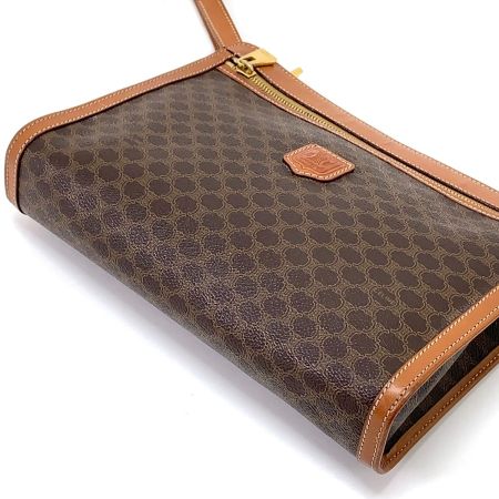  CELINE セリーヌ セカンドバッグ マカダム柄 97/2 ブラウン