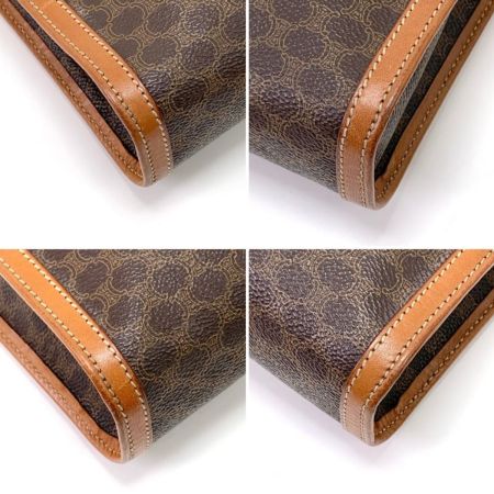  CELINE セリーヌ セカンドバッグ マカダム柄 97/2 ブラウン
