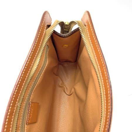  CELINE セリーヌ セカンドバッグ マカダム柄 97/2 ブラウン