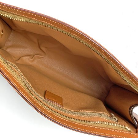  CELINE セリーヌ セカンドバッグ マカダム柄 97/2 ブラウン