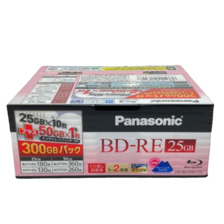  Panasonic パナソニック blu-raydisc BD-RE25GB
