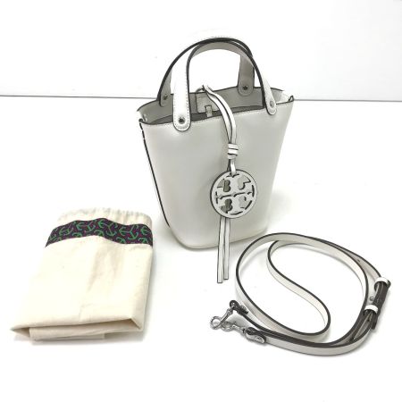  TORY BURCH トリーバーチ 2WAYショルダーバッグ ホワイト
