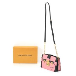 $$ LOUIS VUITTON ルイヴィトン ショルダーバッグ エピ トランククラッチ M53191 ピンク Cランク