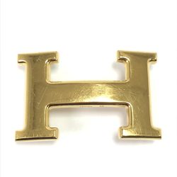 $$ HERMES エルメス バックルのみ ゴールド Cランク
