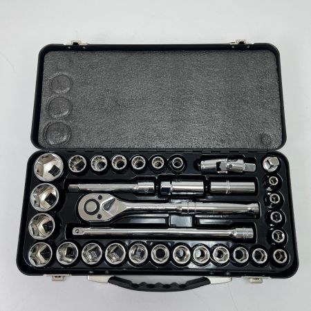   WORKPRO ソケットレンチセット 差込角12.7mm 32点セット 鉄製収納ケース付き 32-Piece1/2"DR.socketSet