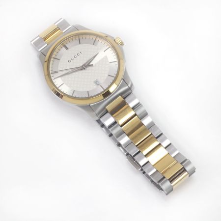  GUCCI グッチ 腕時計 メンズクォーツ Gタイムレス シルバー 126.1