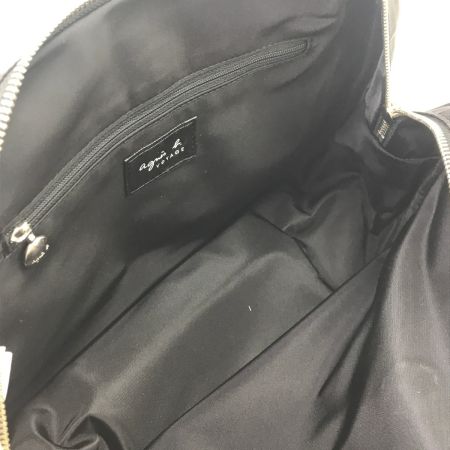  agnes b アニエスベー ハンドバッグ ナイロン ブラック