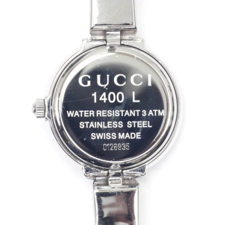  GUCCI グッチ 腕時計 ステンレススチール バングル 1400L