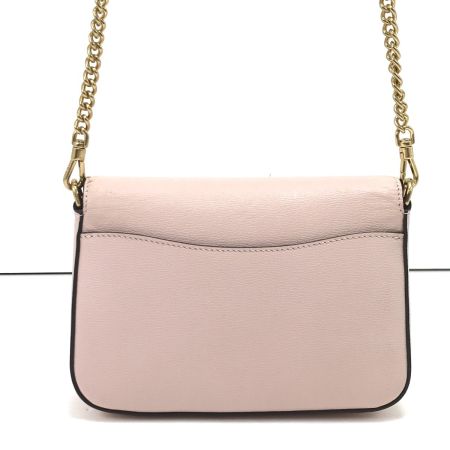  Kate Spade ケイトスペード ショルダーバッグ テクスチャード レザー フラップ チェーン KA026 ライトピンク