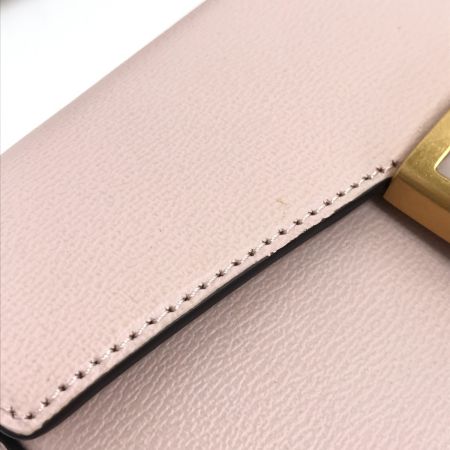  Kate Spade ケイトスペード ショルダーバッグ テクスチャード レザー フラップ チェーン KA026 ライトピンク