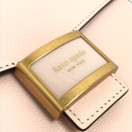  Kate Spade ケイトスペード ショルダーバッグ テクスチャード レザー フラップ チェーン KA026 ライトピンク