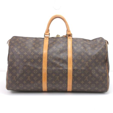  LOUIS VUITTON ルイヴィトン  ボストンバッグ モノグラム キーポル55 パドロック有鍵無 M41424