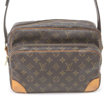  LOUIS VUITTON ルイヴィトン ショルダーバッグ モノグラム ナイル ポケットベタ ファスナータブ取れ M45244