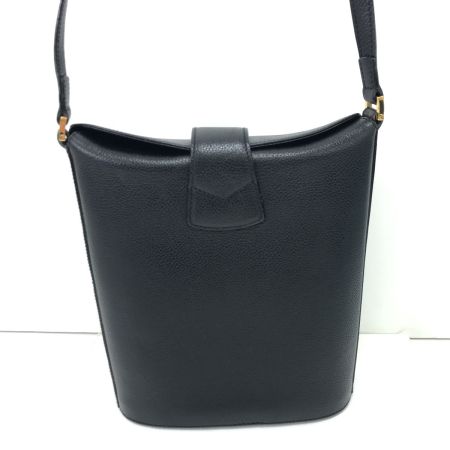 Tiffany & Co. ティファニー ショルダーバッグ パンチングレザーバケットバッグ ブラック