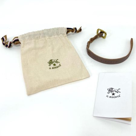  IL BISONTE イルビゾンテ ORIGINAL LEATHER BRACELET 542230-0397 グレージュ