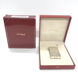 $$ S.T.Dupont エステーデュポン ガスライター ライン1 音無し 着火確認済み Cランク