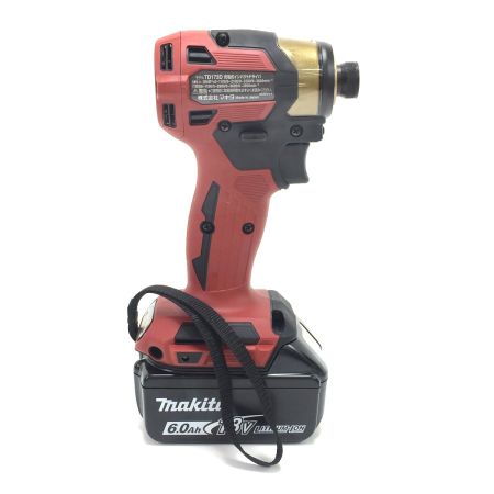 MAKITA マキタ LXT20周年記念カラー 充電式 インパクトドライバ TD173DGXPR 18V 6.0Ah プレミアムレッド TD173DGXPR プレミアムレッド