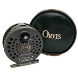 $$ ORVIS バテンキル5/6Disk リールケース、替えスプール×2  Bランク