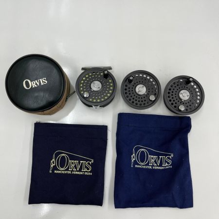  ORVIS バテンキル5/6Disk リールケース、替えスプール×2 
