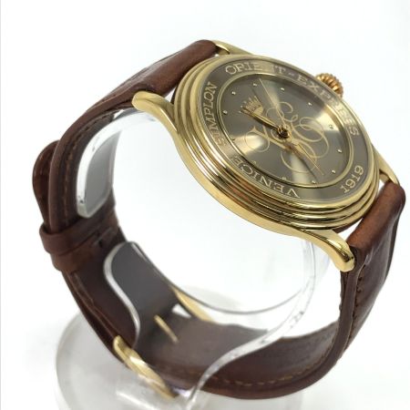  ORIENT オリエント 腕時計 レザー ゴールド ベニスシンプロン