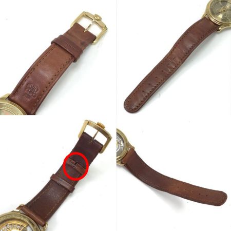  ORIENT オリエント 腕時計 レザー ゴールド ベニスシンプロン