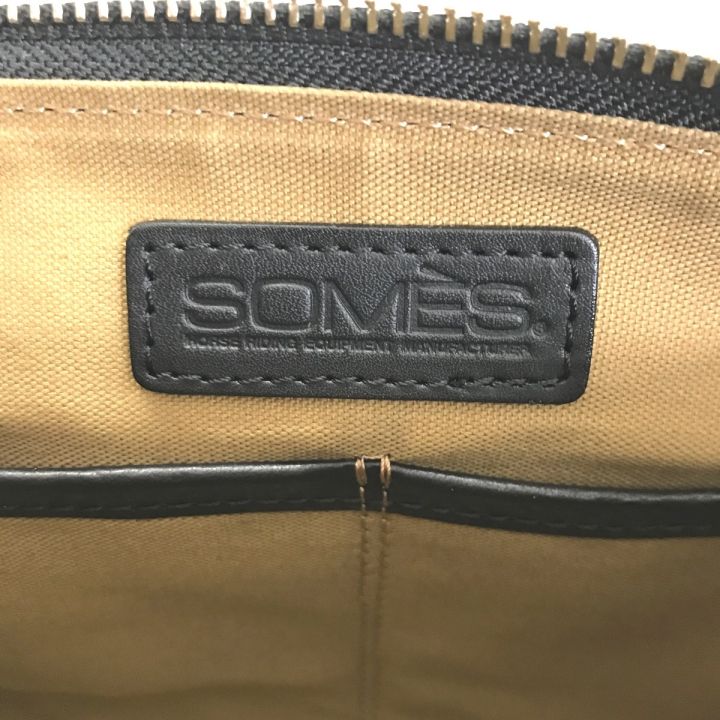 Somes Saddle ソメスサドル セカンドバッグ レザー ブラック - 中古