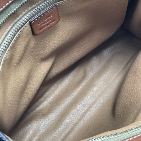  CELINE セリーヌ セカンドバッグ マカダム柄 ブラウン