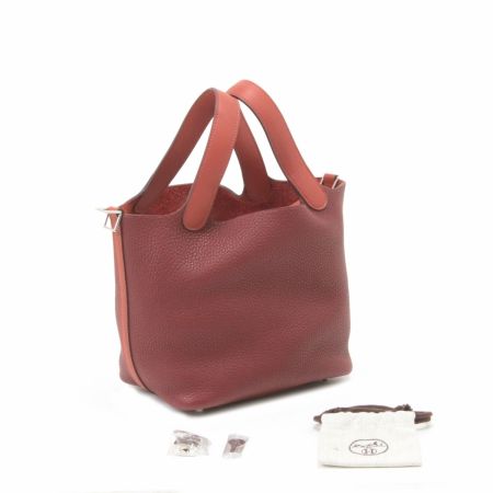 HERMES エルメス ピコタンロック18 パドロック&キー付 2015 レッド