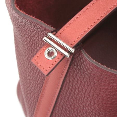 HERMES エルメス ピコタンロック18 パドロック&キー付 2015 レッド