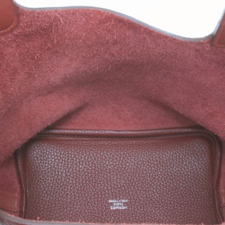 HERMES エルメス ピコタンロック18 パドロック&キー付 2015 レッド