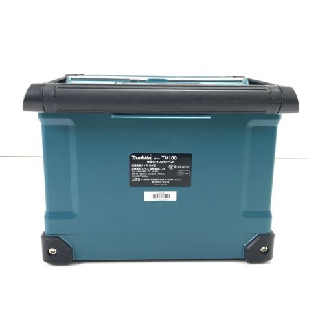  MAKITA マキタ 充電式ラジオ付テレビ TV100 ブルー