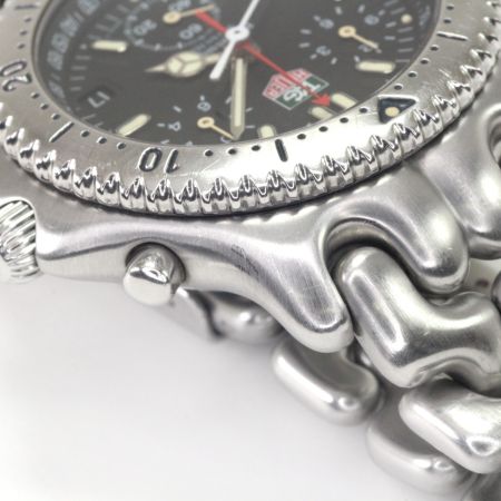 TAG HEUER タグホイヤー 腕時計 セル クォーツ 本体のみ ステンレススチール ブラック プロフェッショナル DN CG1110-0