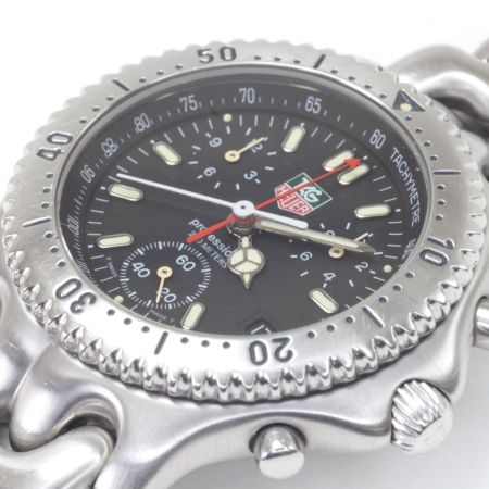 TAG HEUER タグホイヤー 腕時計 セル クォーツ 本体のみ ステンレススチール ブラック プロフェッショナル DN CG1110-0