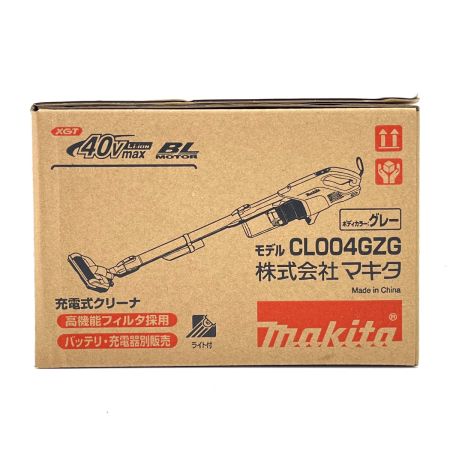  MAKITA マキタ 充電式クリーナー CL004GZG グレー 充電器・バッテリ別売 CL004GZG グレー